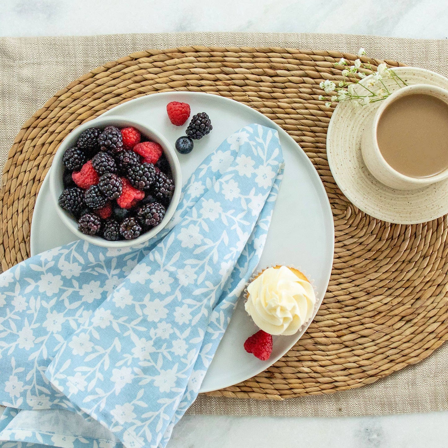 Spring Floral Kitchen Tea Towel