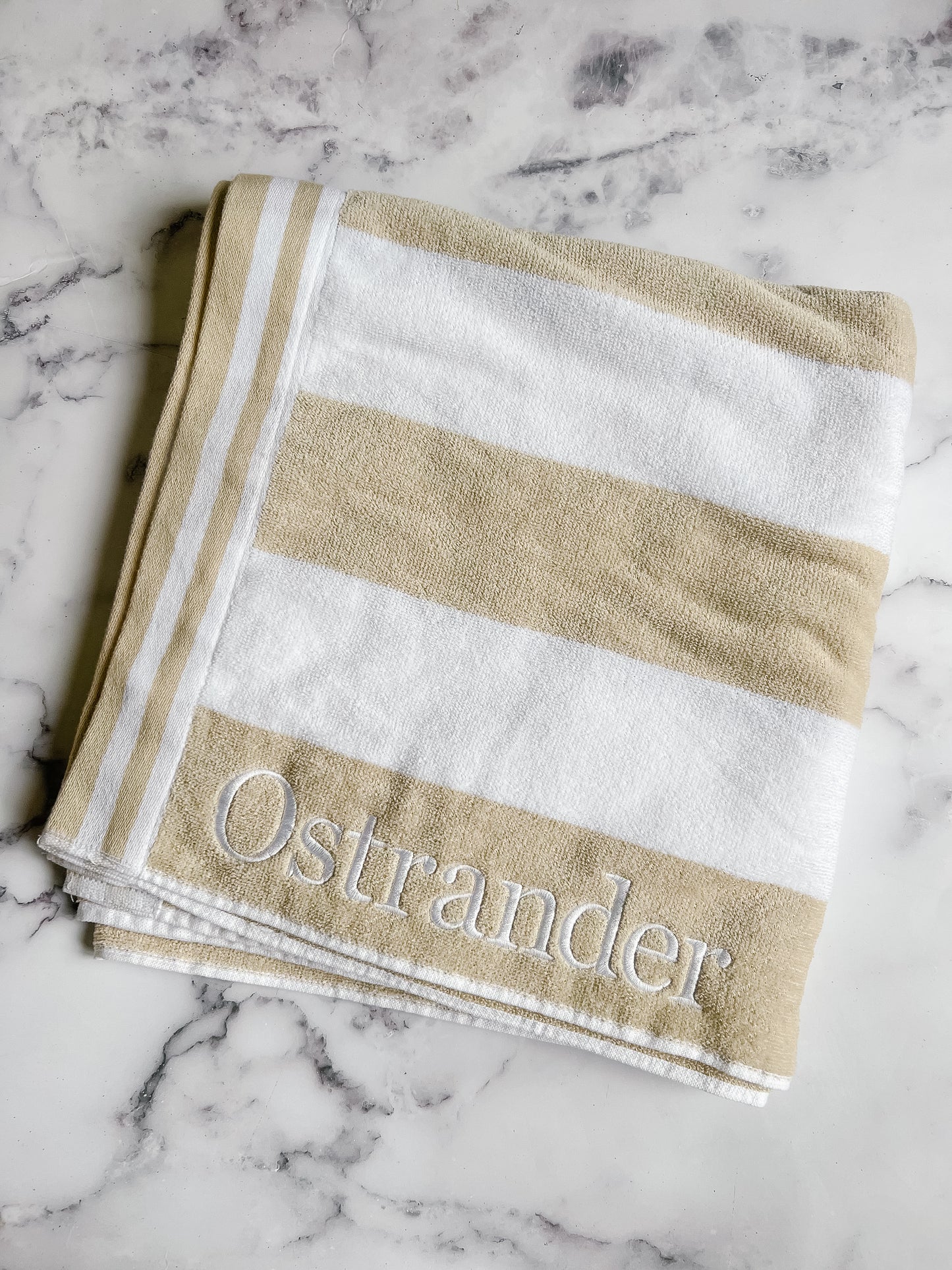 Striped Cabana Beach Towel