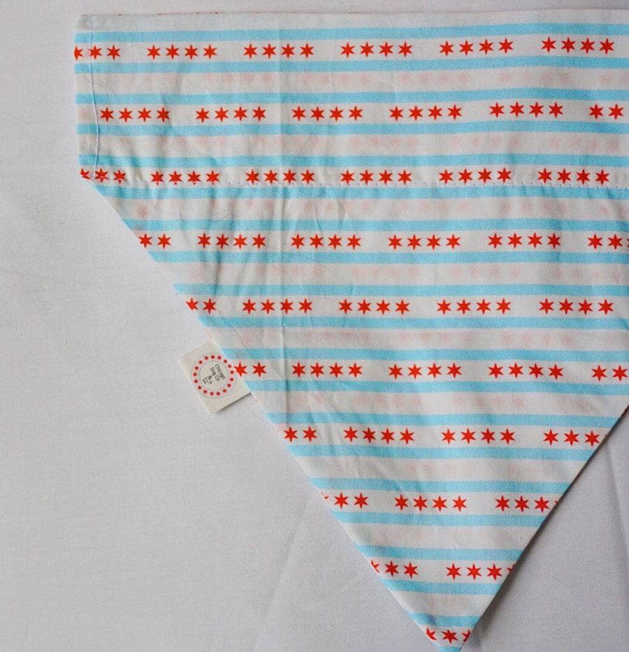 Chicago Flag Dog Bandana