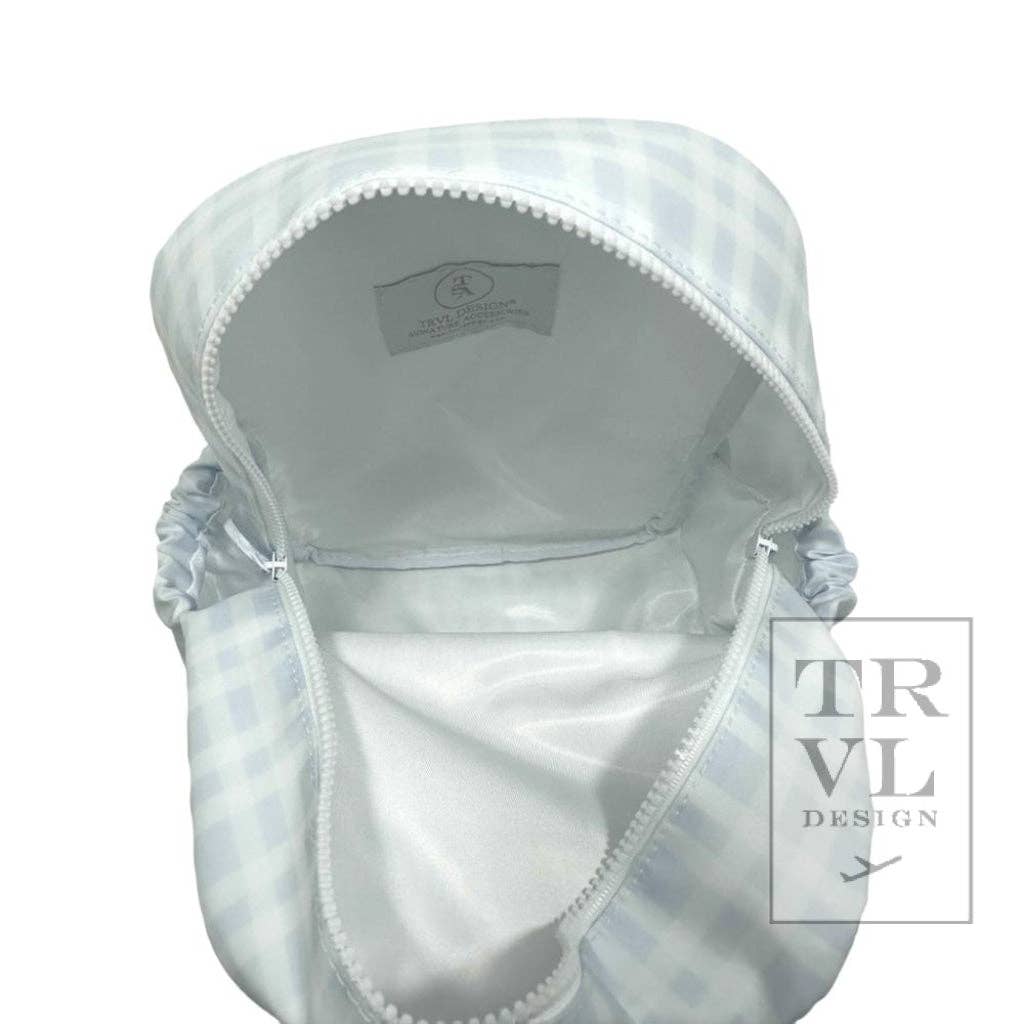 Mini Backer - Pimlico Plaid Blue Backpack