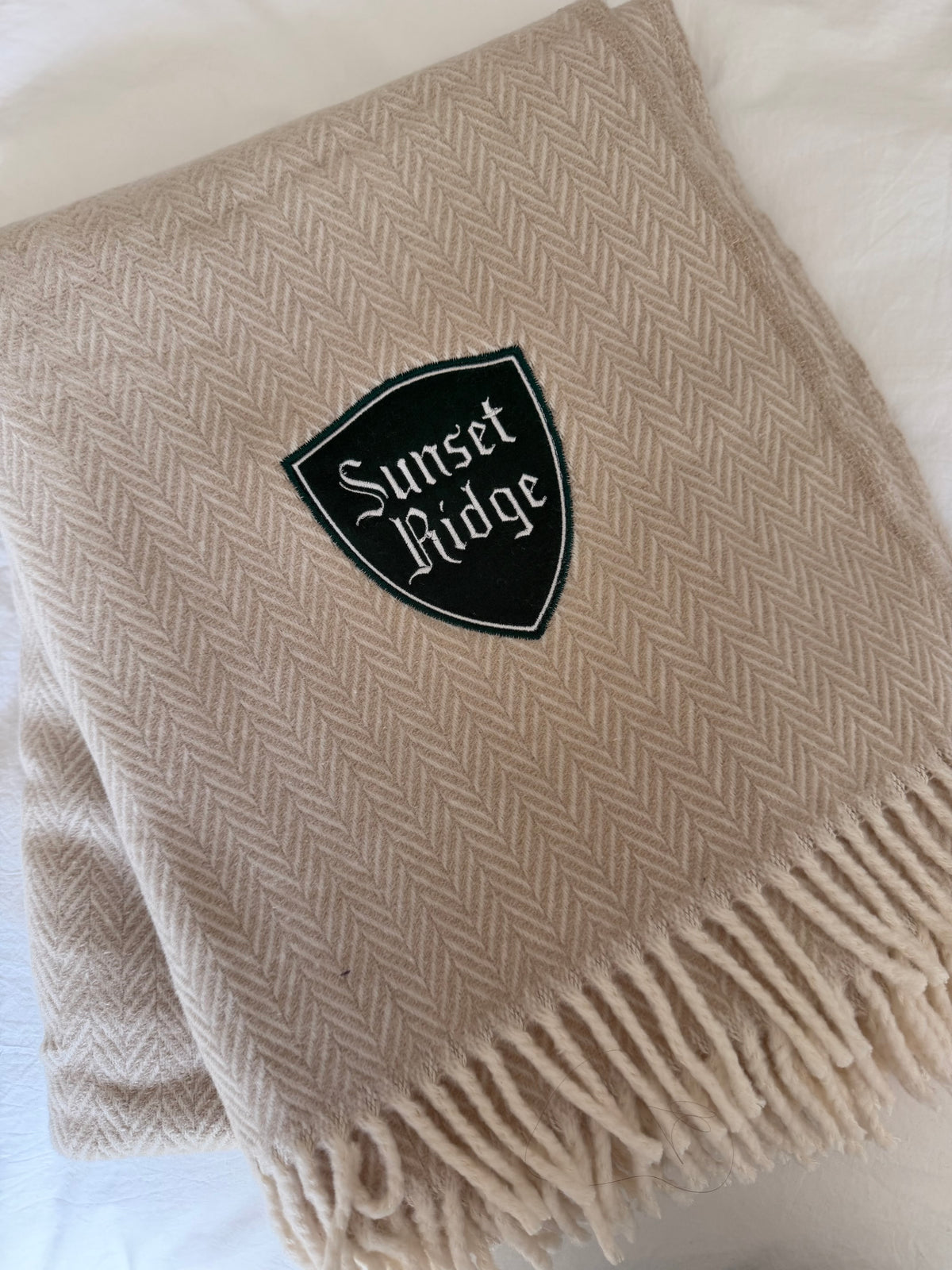 Sunset Ridge Plush Throw Blanket
