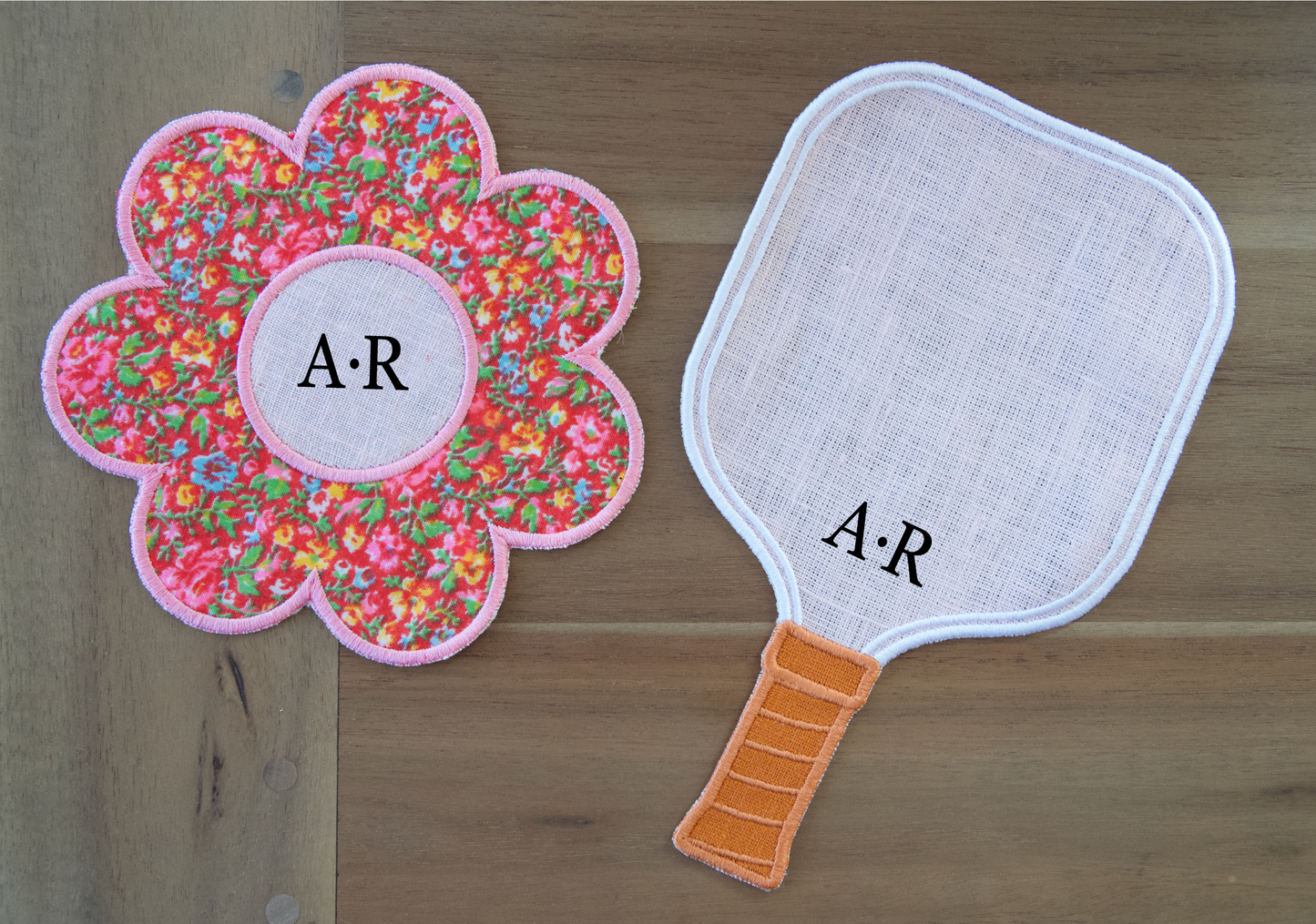 Flower Power Linen Cocktail Napkins