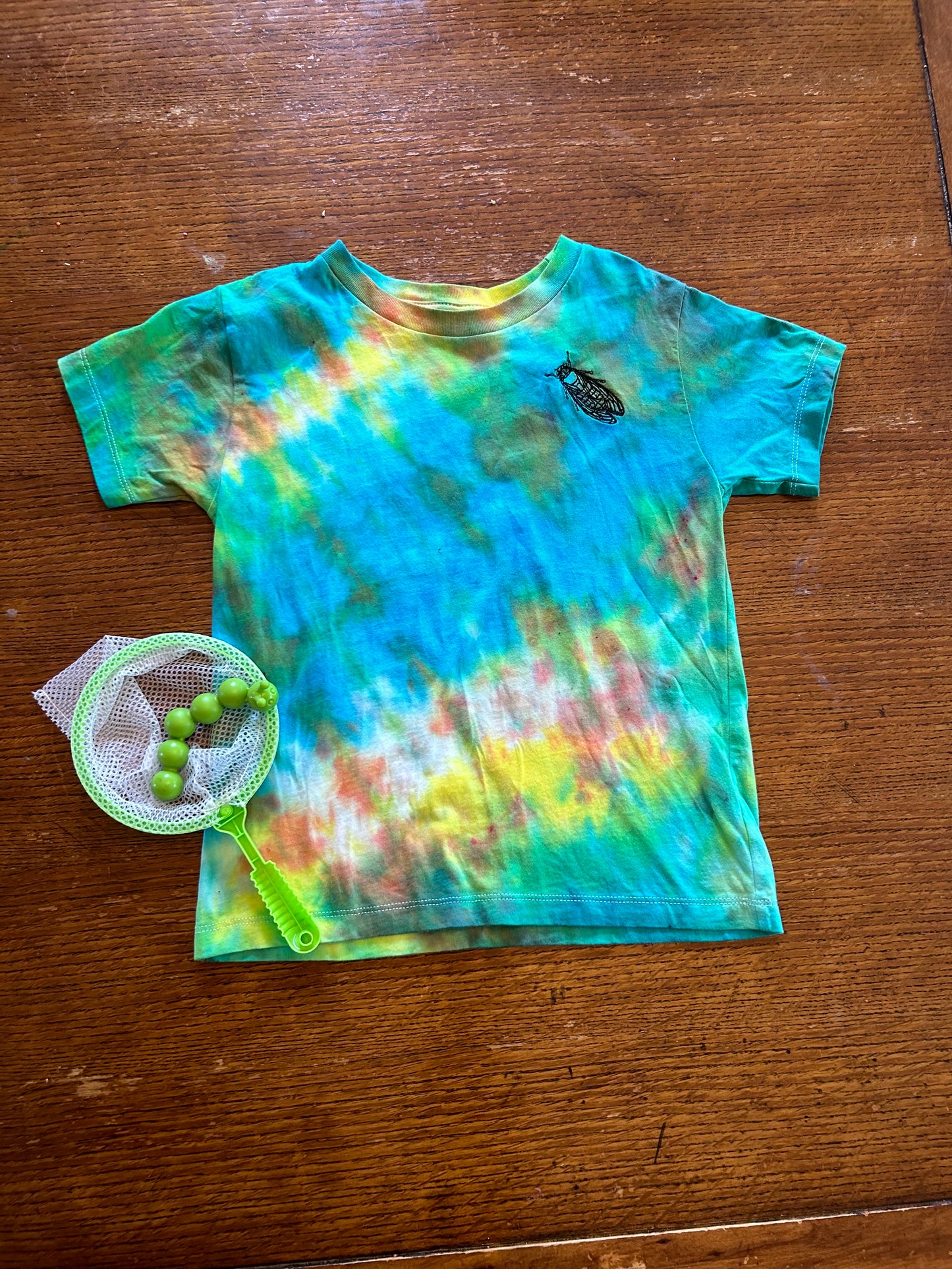 Kids White Tie-Dye Shirts