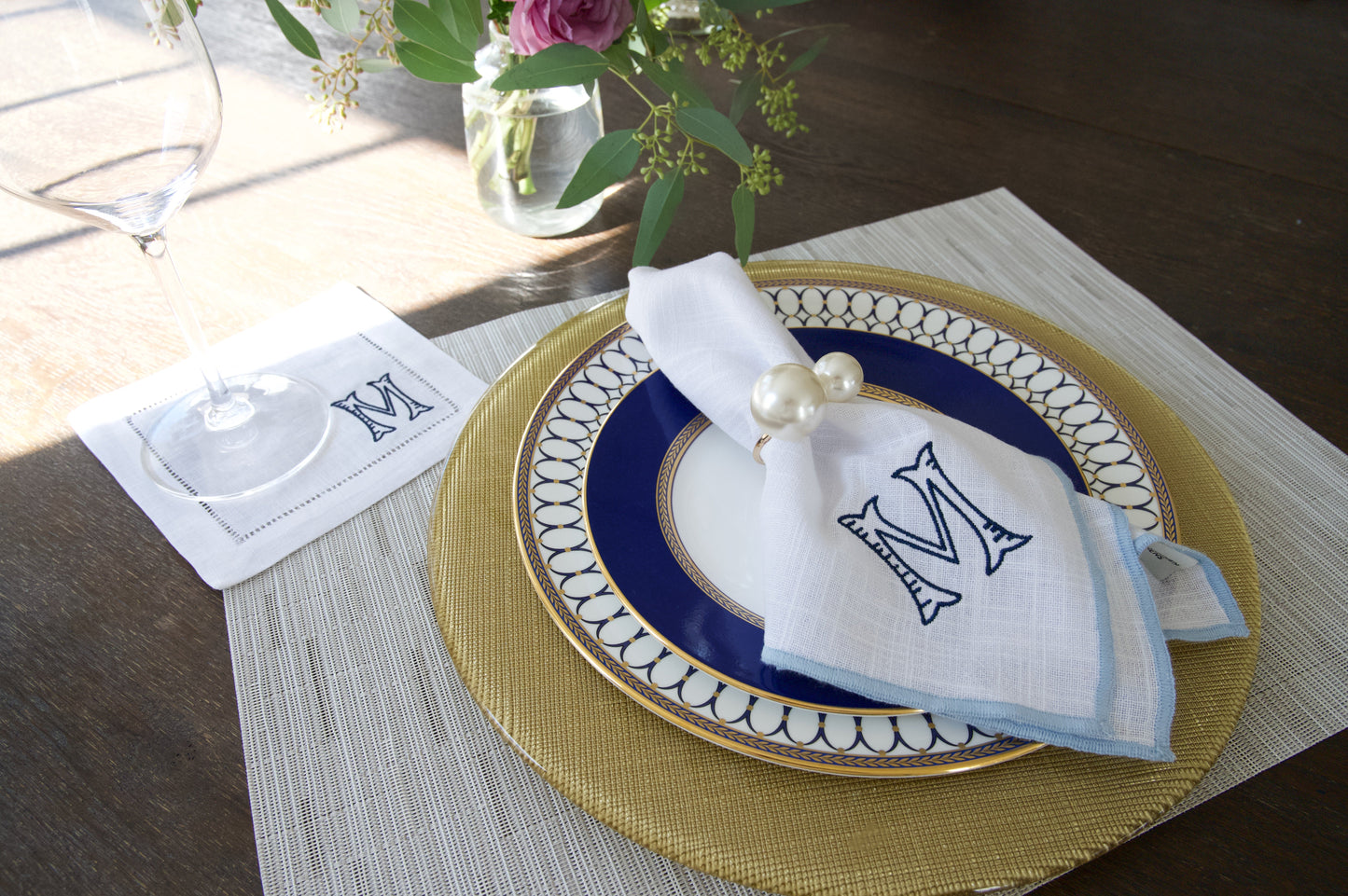 Linen Cocktail Napkin- Set of 8