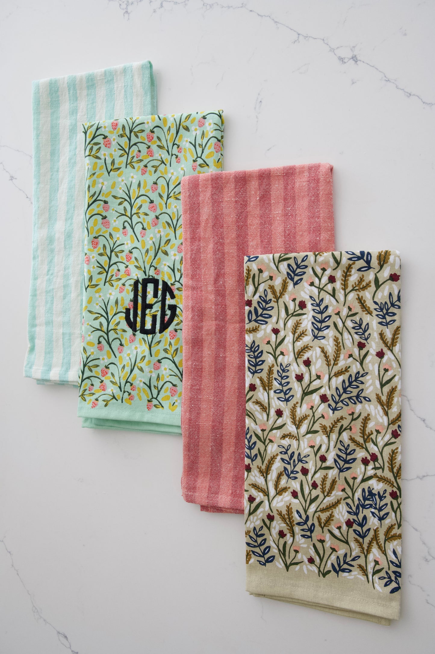 Red Stripe Kitchen Towel