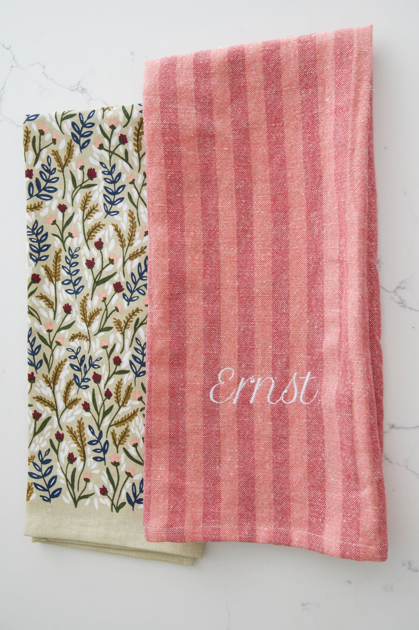 Red Stripe Kitchen Towel