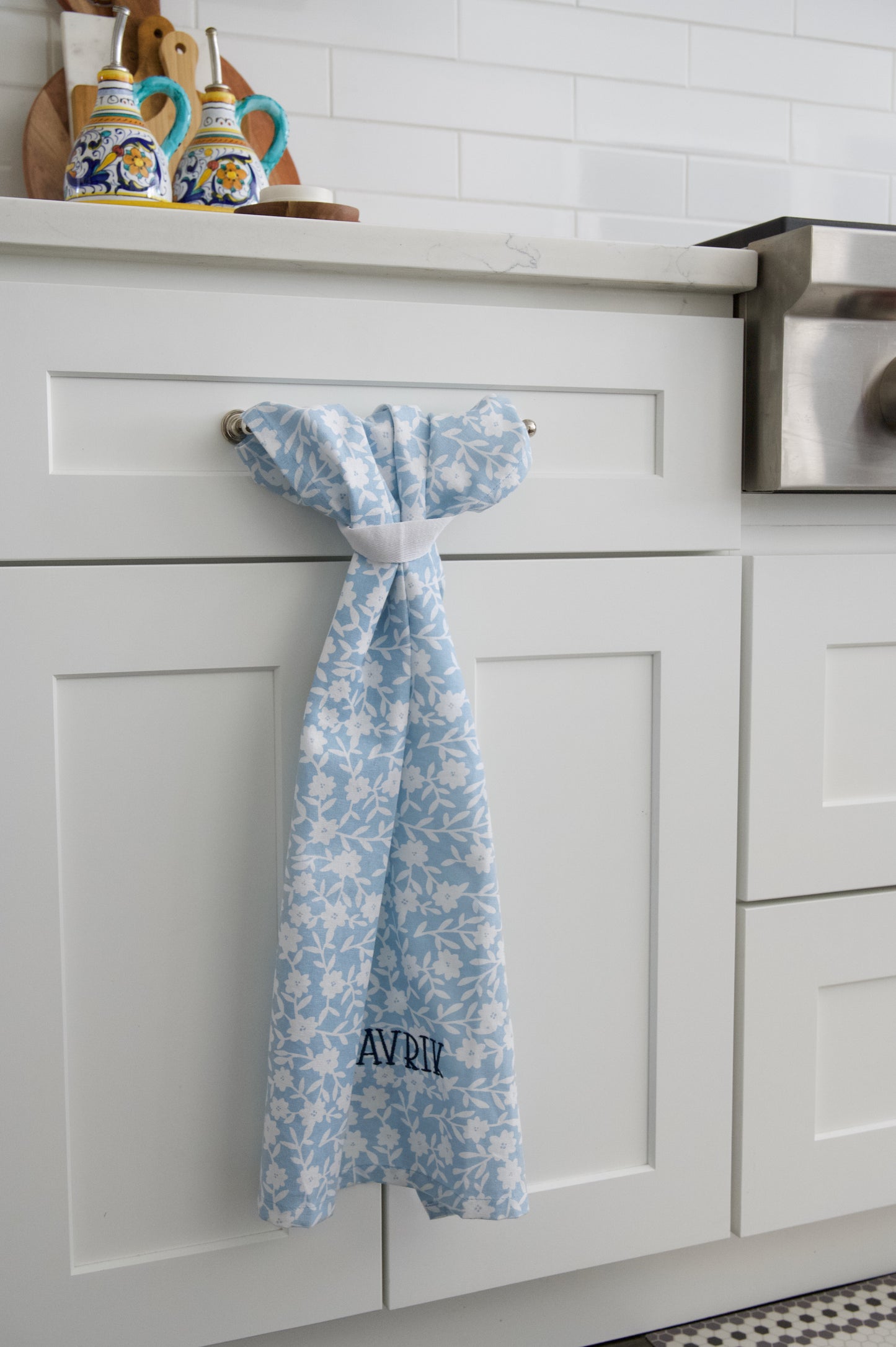 Spring Floral Kitchen Tea Towel