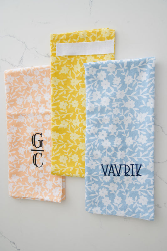 Spring Floral Kitchen Tea Towel