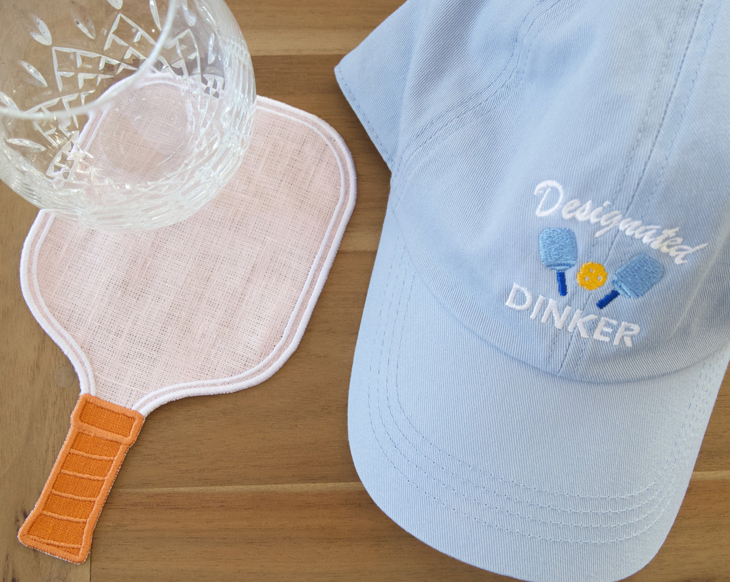 Pickleball Linen Cocktail Napkins