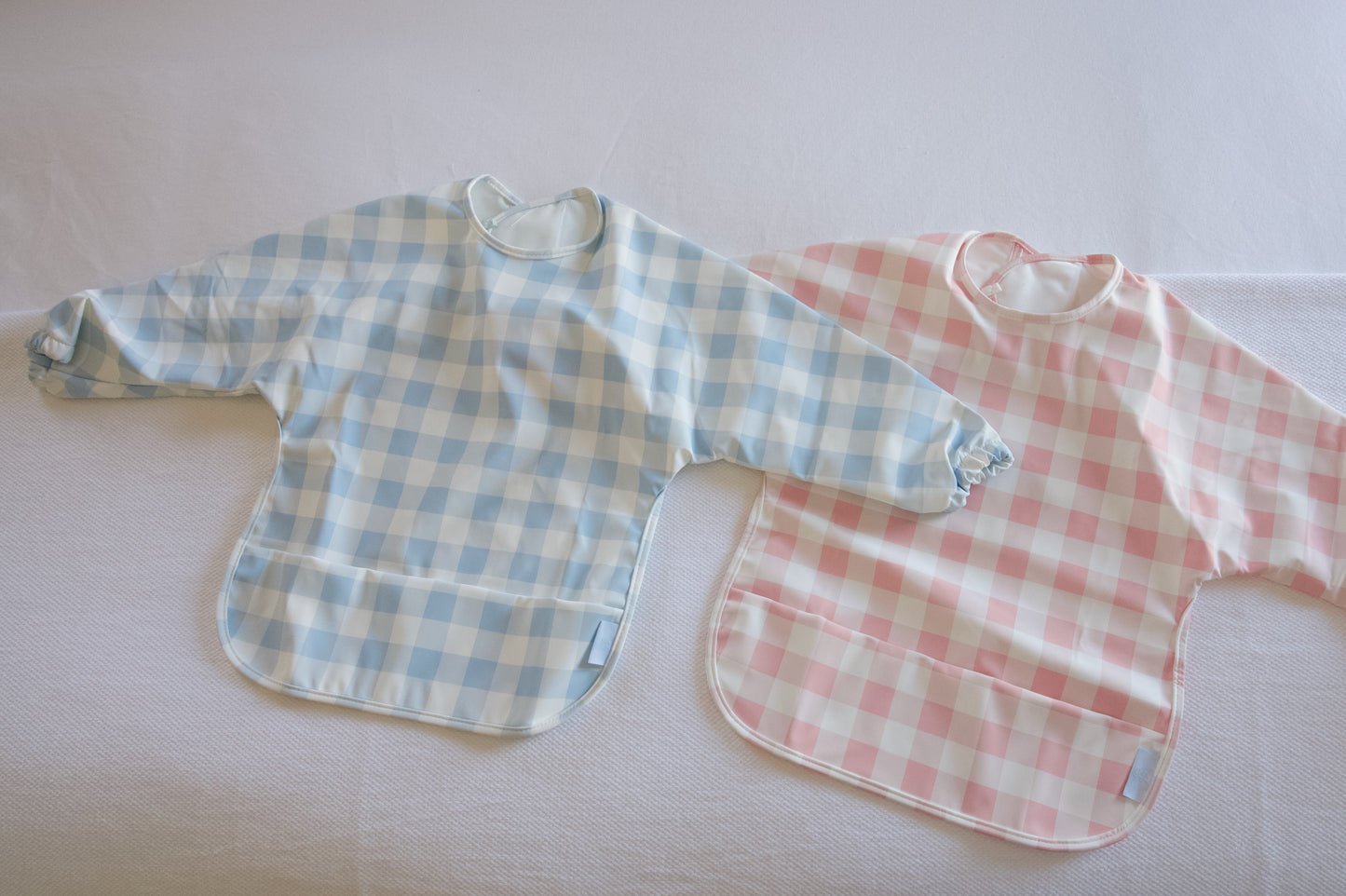 Gingham Catch-All Bib, 2 Colors