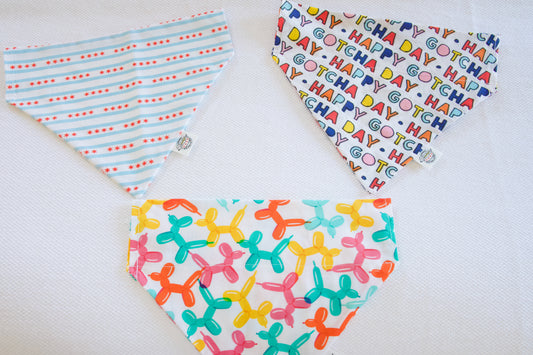Balloon Dogs Birthday Bandana