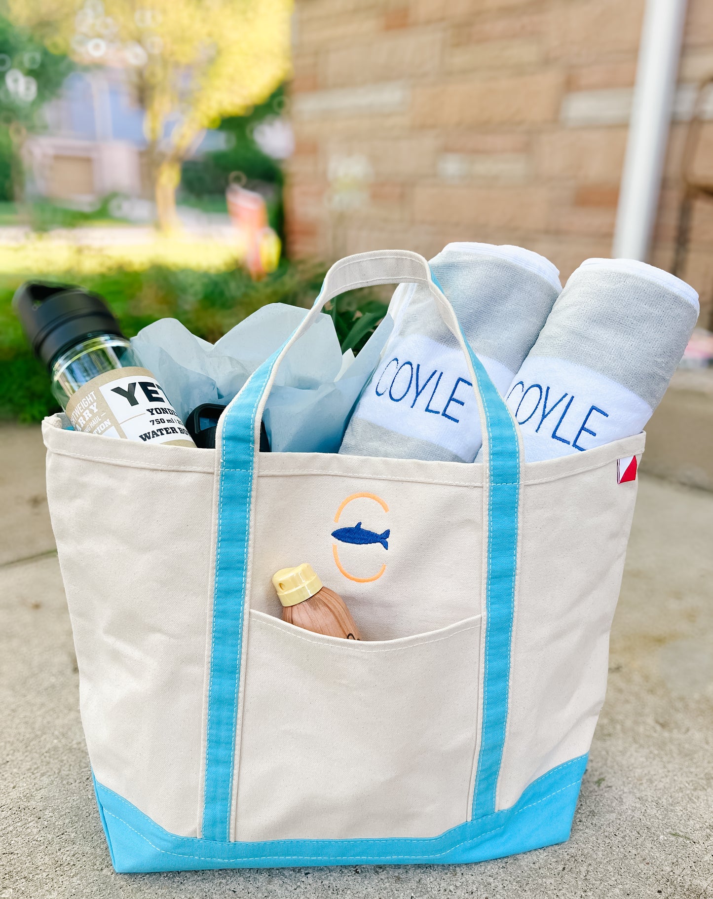 Striped Cabana Beach Towel