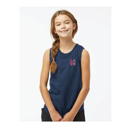 Girls Cicada Monogram Tank