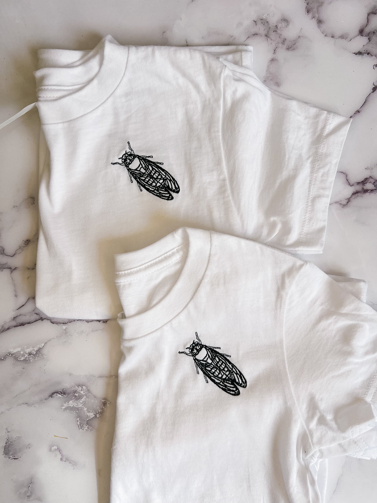 Kids White Tie-Dye Shirts