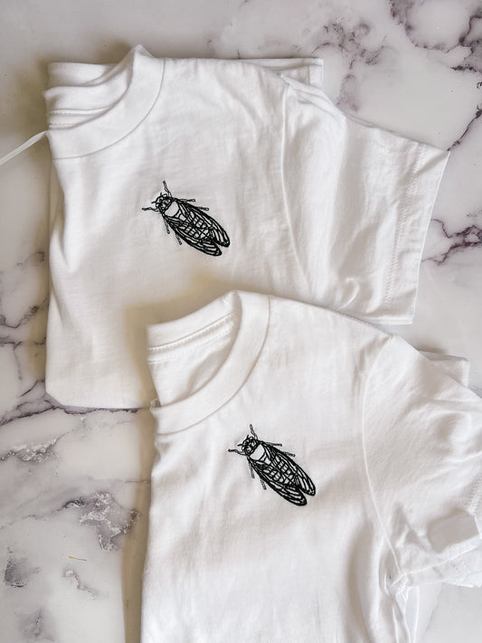 Kids White Tie-Dye Shirts