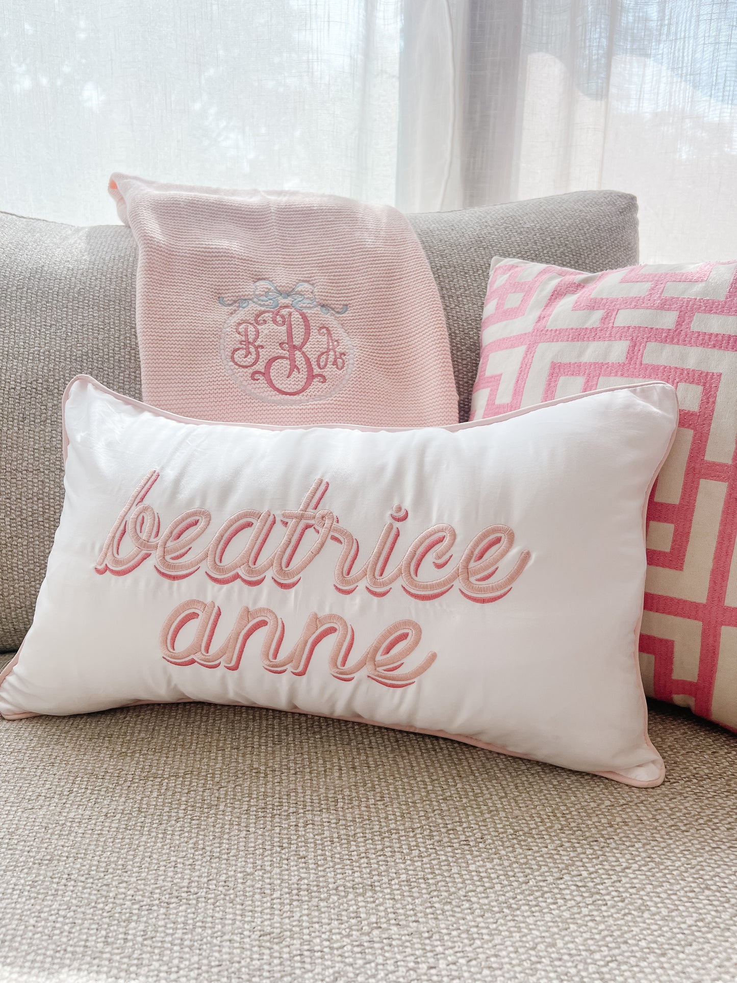 Scalloped Edge Pillows