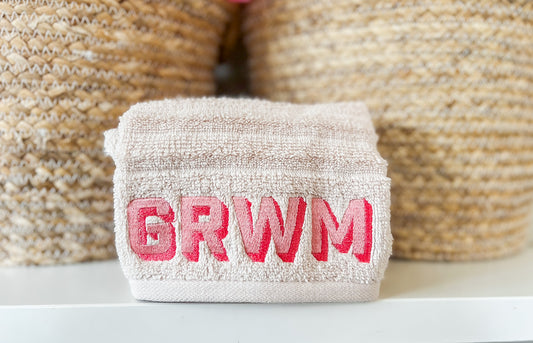 Plush Ribben Hand Towel