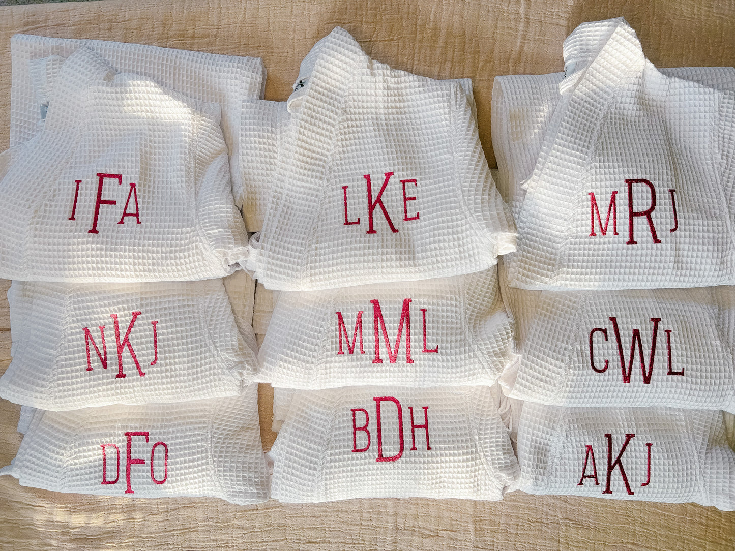 Waffle Cotton Robe, Kids