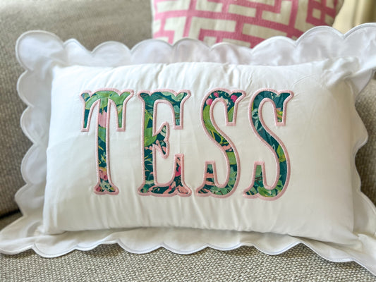 Scalloped Edge Pillows