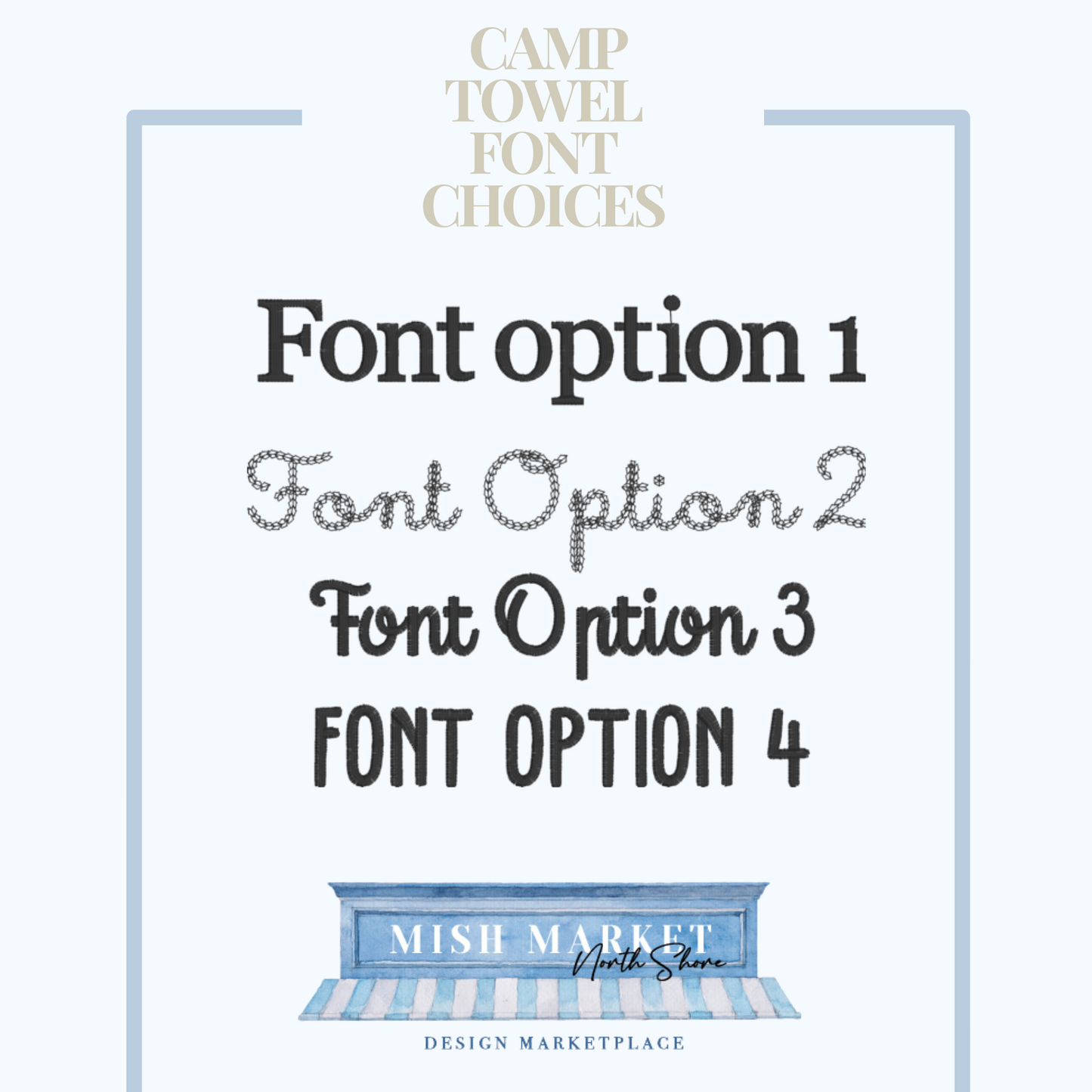 Personalized Camp Towels | 4 Color Options | Perfect for Camp & Travel