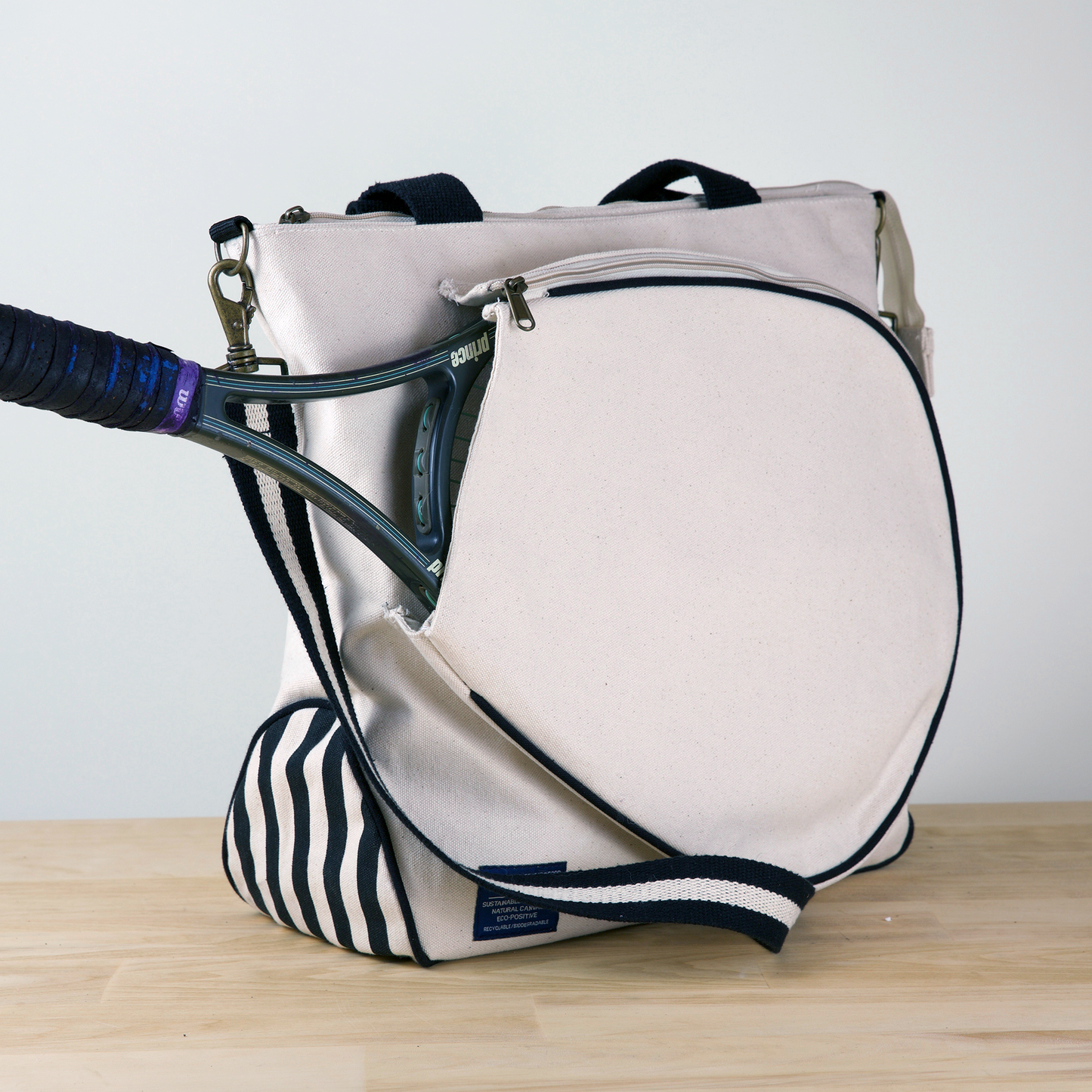 Canvas Tennis Tote