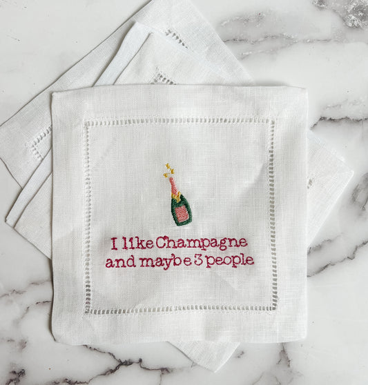 Champagne Cocktail Napkin