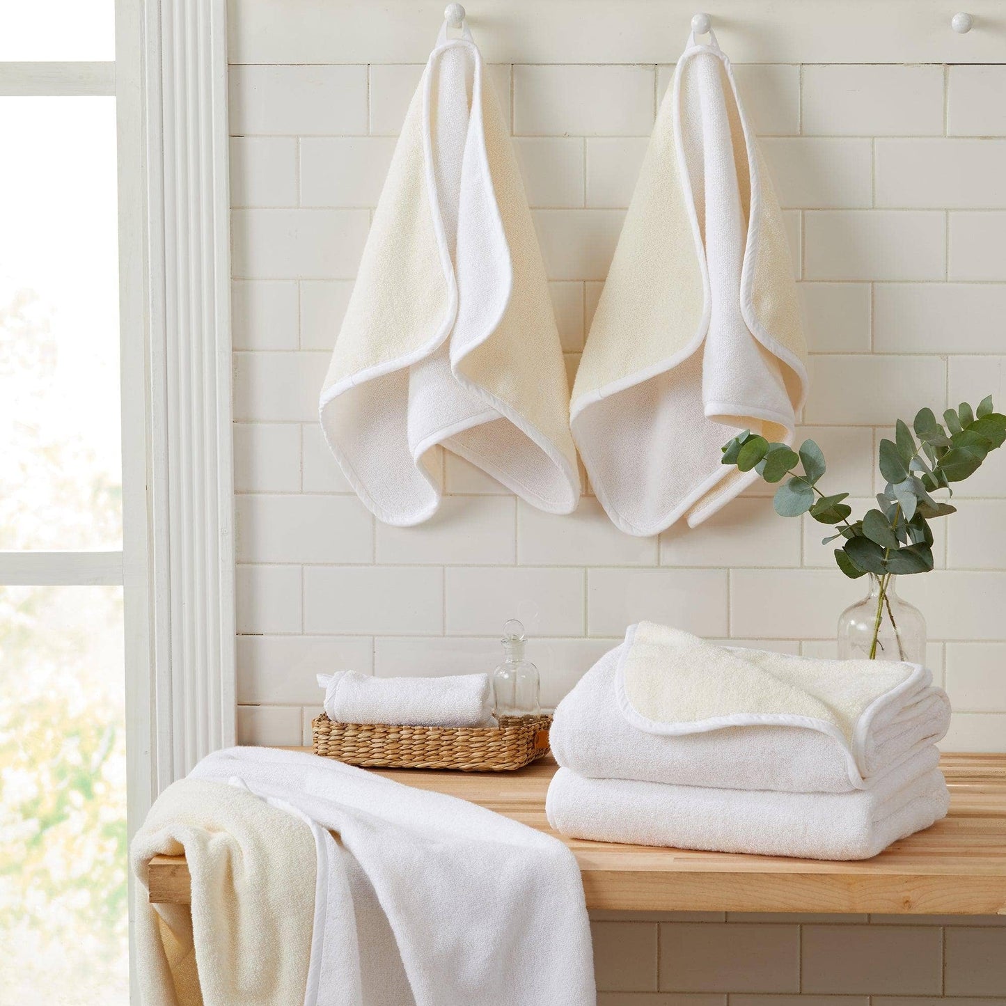 Two-Toned Spa Hand Towel