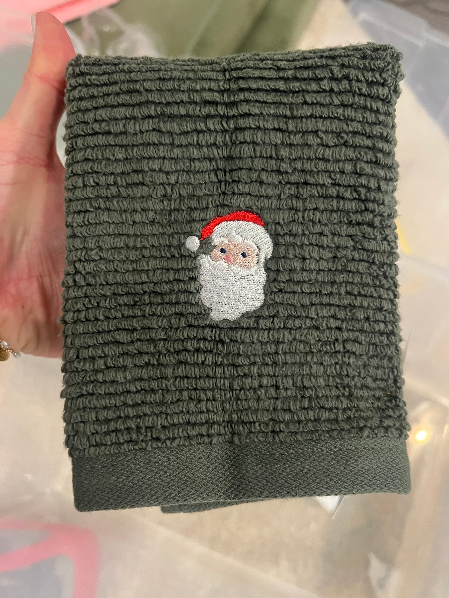 Santa Finger Tip Towel