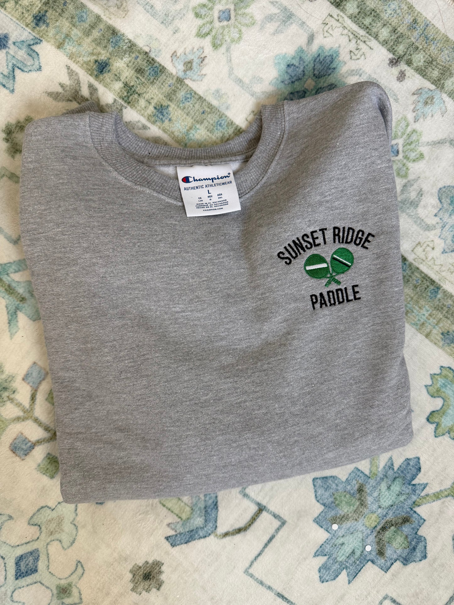 Custom Ladie's Club Paddle Crewneck