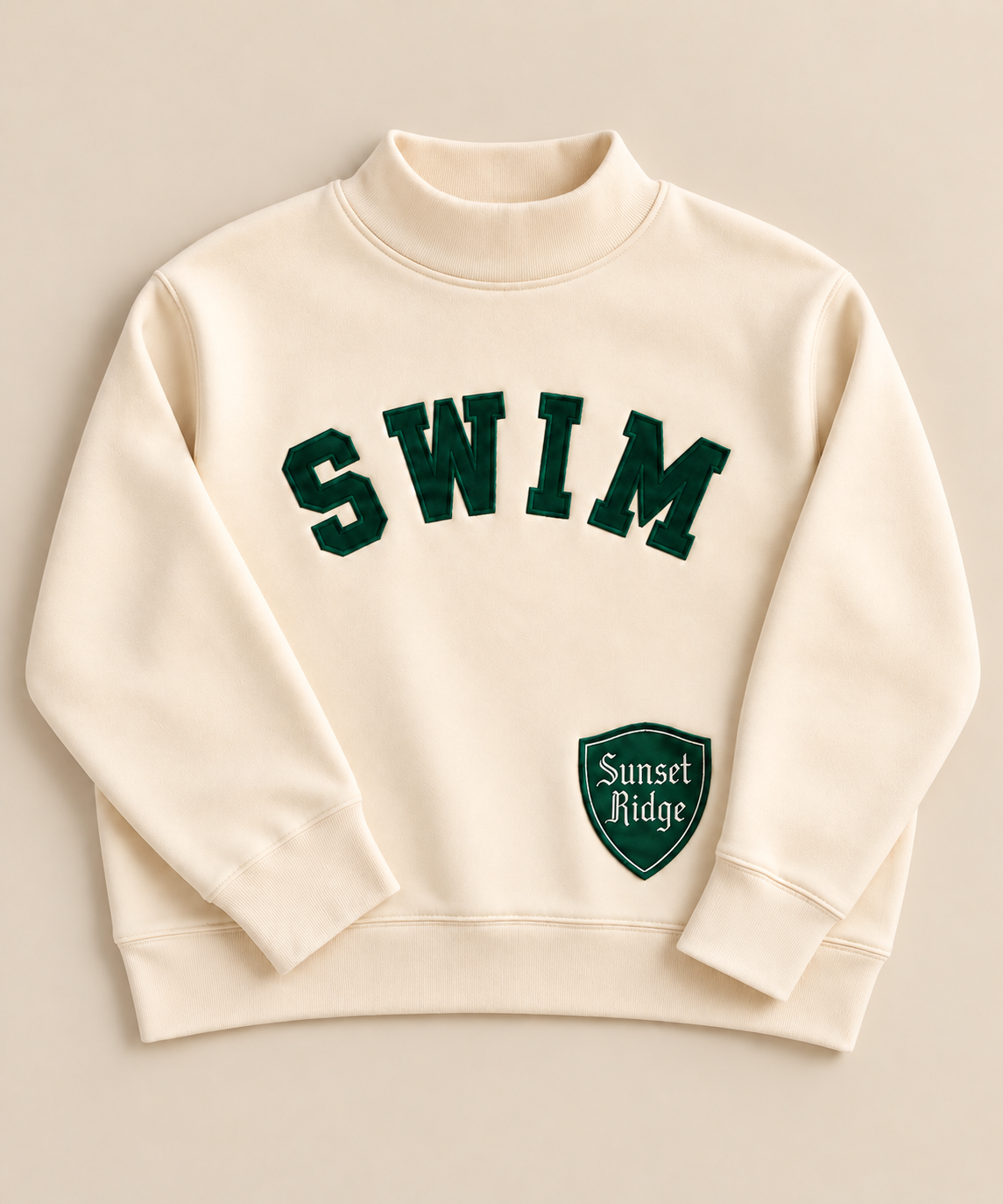 Sunset Ridge "SPORT" Mock Neck W/ Crest