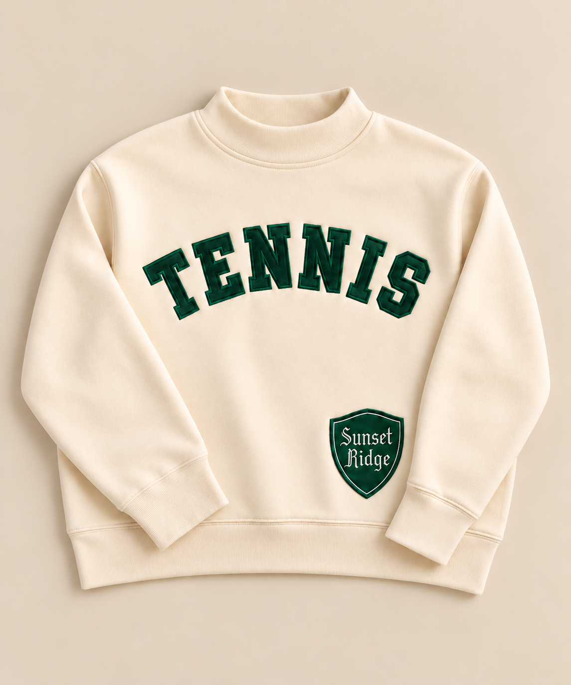 Sunset Ridge "SPORT" Mock Neck W/ Crest