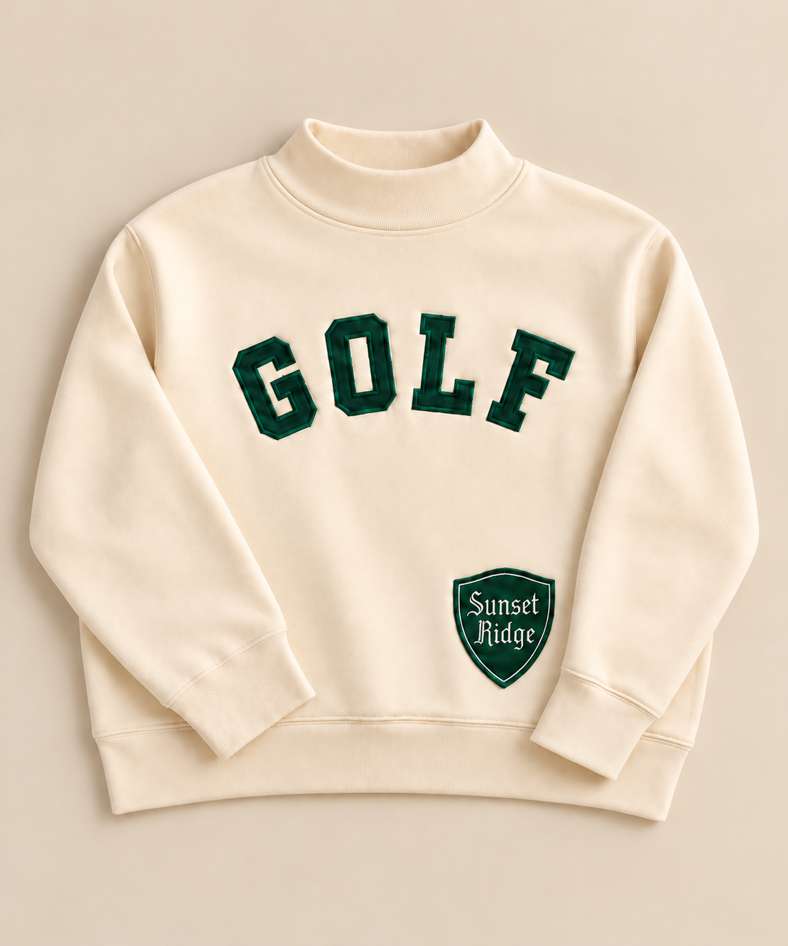 Sunset Ridge "SPORT" Mock Neck W/ Crest