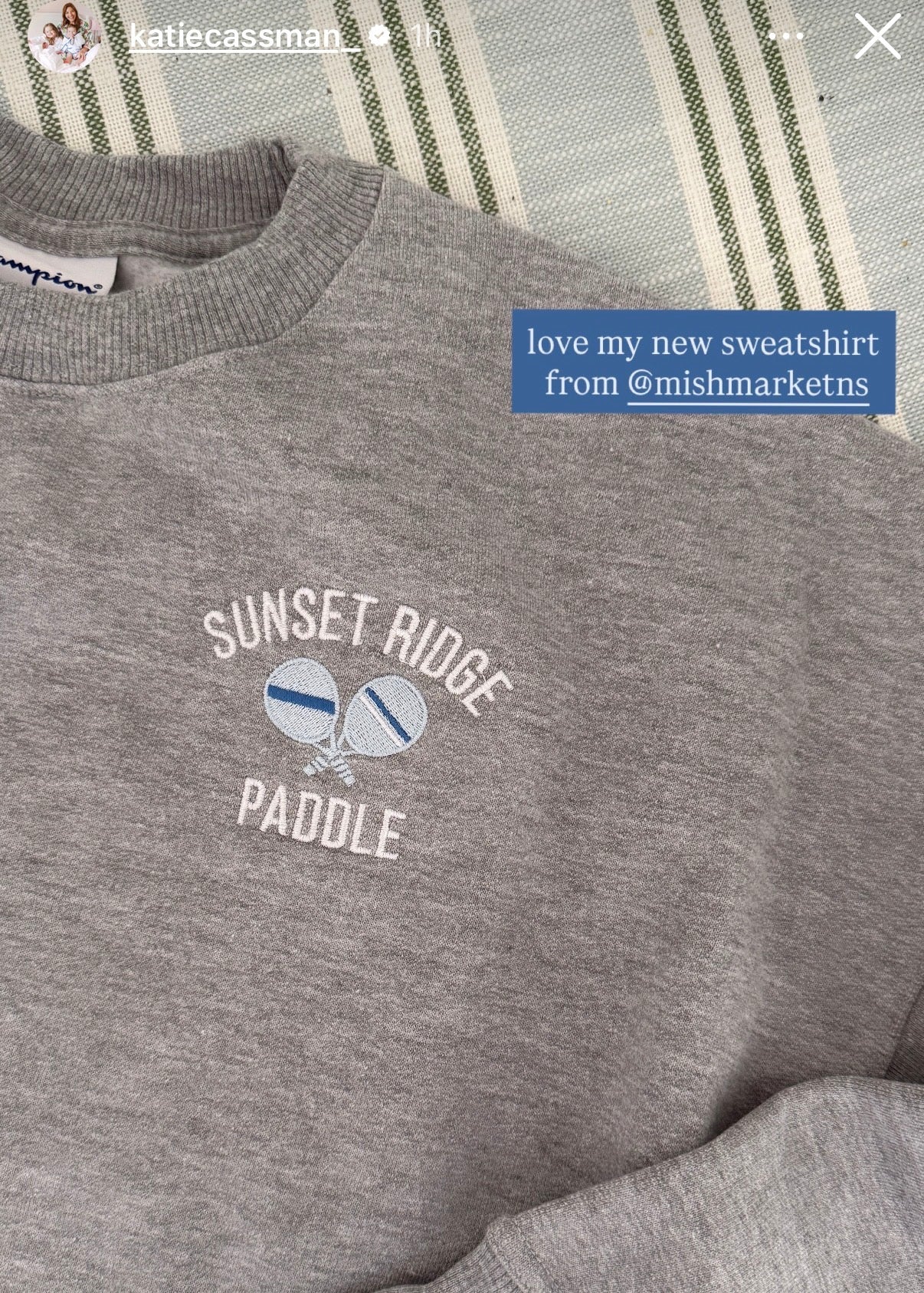 Custom Ladie's Club Paddle Crewneck