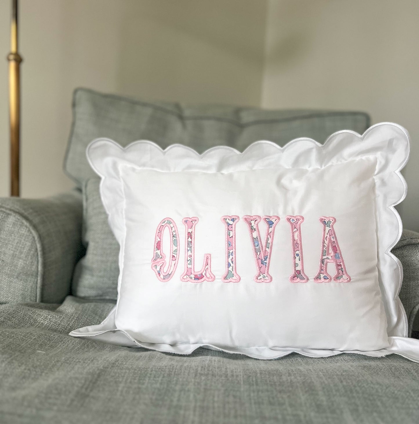 Scalloped Edge Pillows