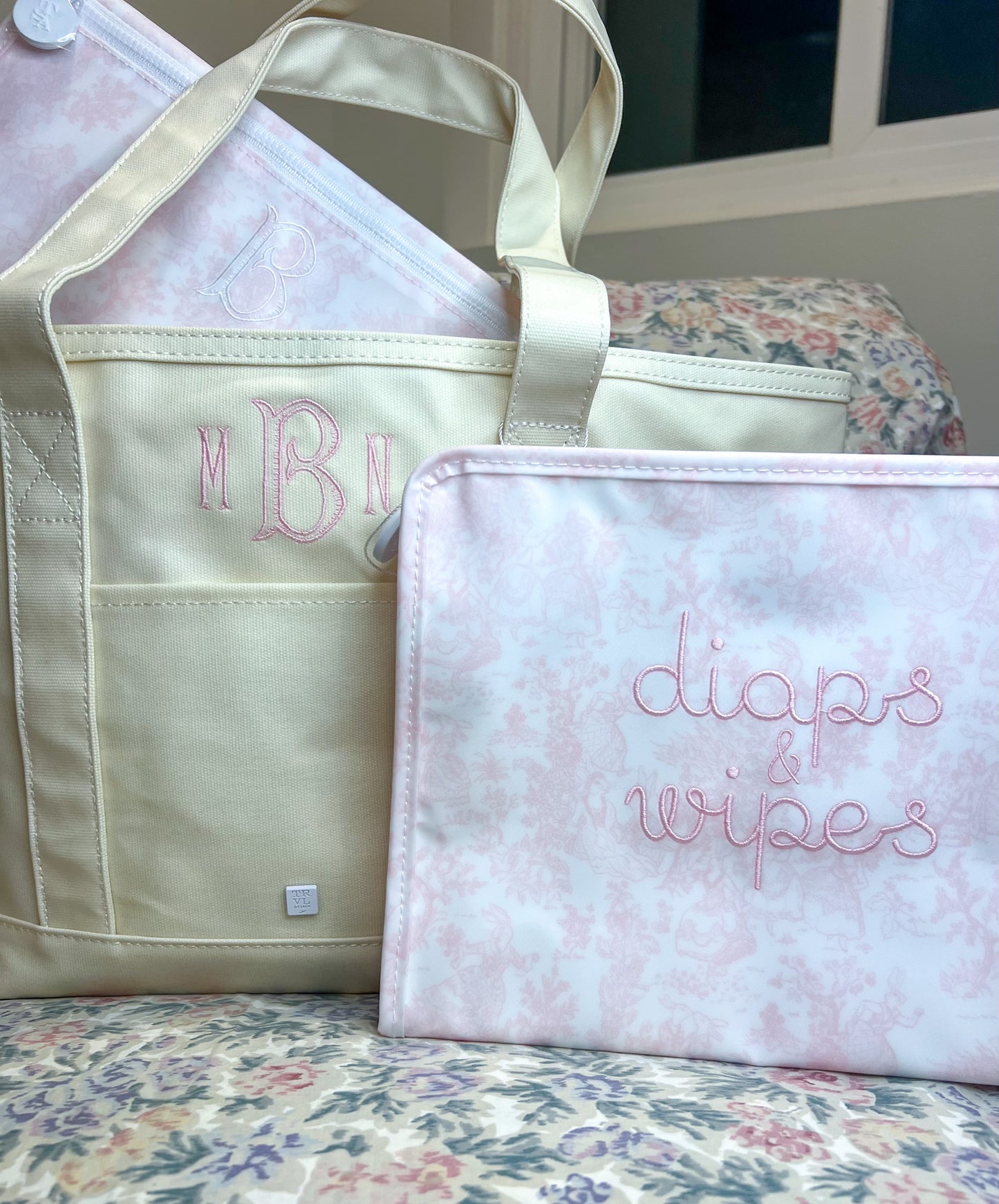 TRVL Medium Tote - Midi Coated Canvas, 4 colors