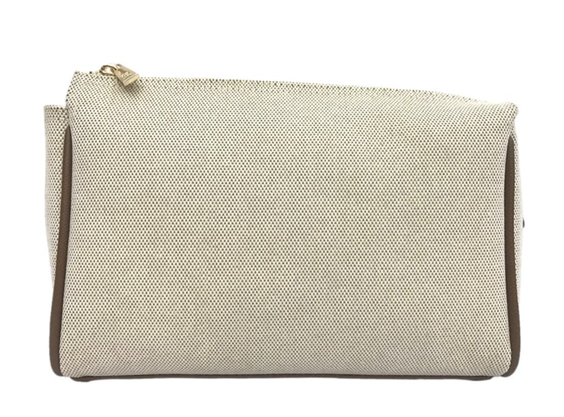 TRVL Lux Linen Voyage Cosmetic Bag, 2 Colors
